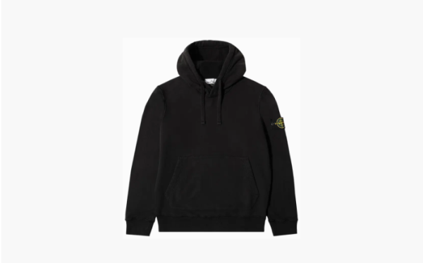 Stone Island Patch Hoodie Black 