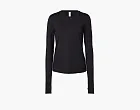 Alo Yoga Alosoft Finesse Long Sleeve Black