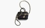 фото Chanel Small Vanity With Chain Leather Crossbody Bag "Black" (Chanel)-SHG HN5TNB