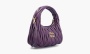 фото Miu Miu Wander Matelasse Nappa Leather Hobo Bag "Violet" (Miu Miu)-5BC125-N88-F0030-V-OOY