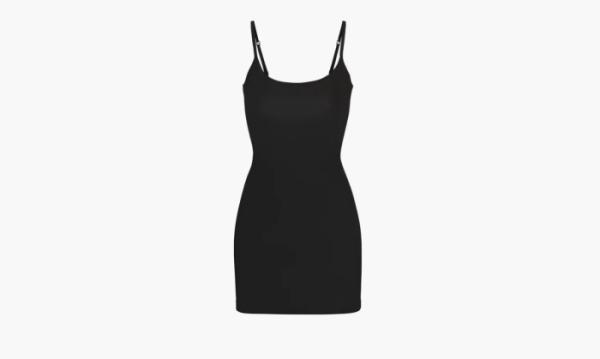 SKIMS Soft Lounge Slip Dress Black 