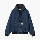Carhartt WIP Active Jacket Hooded Blue Denim