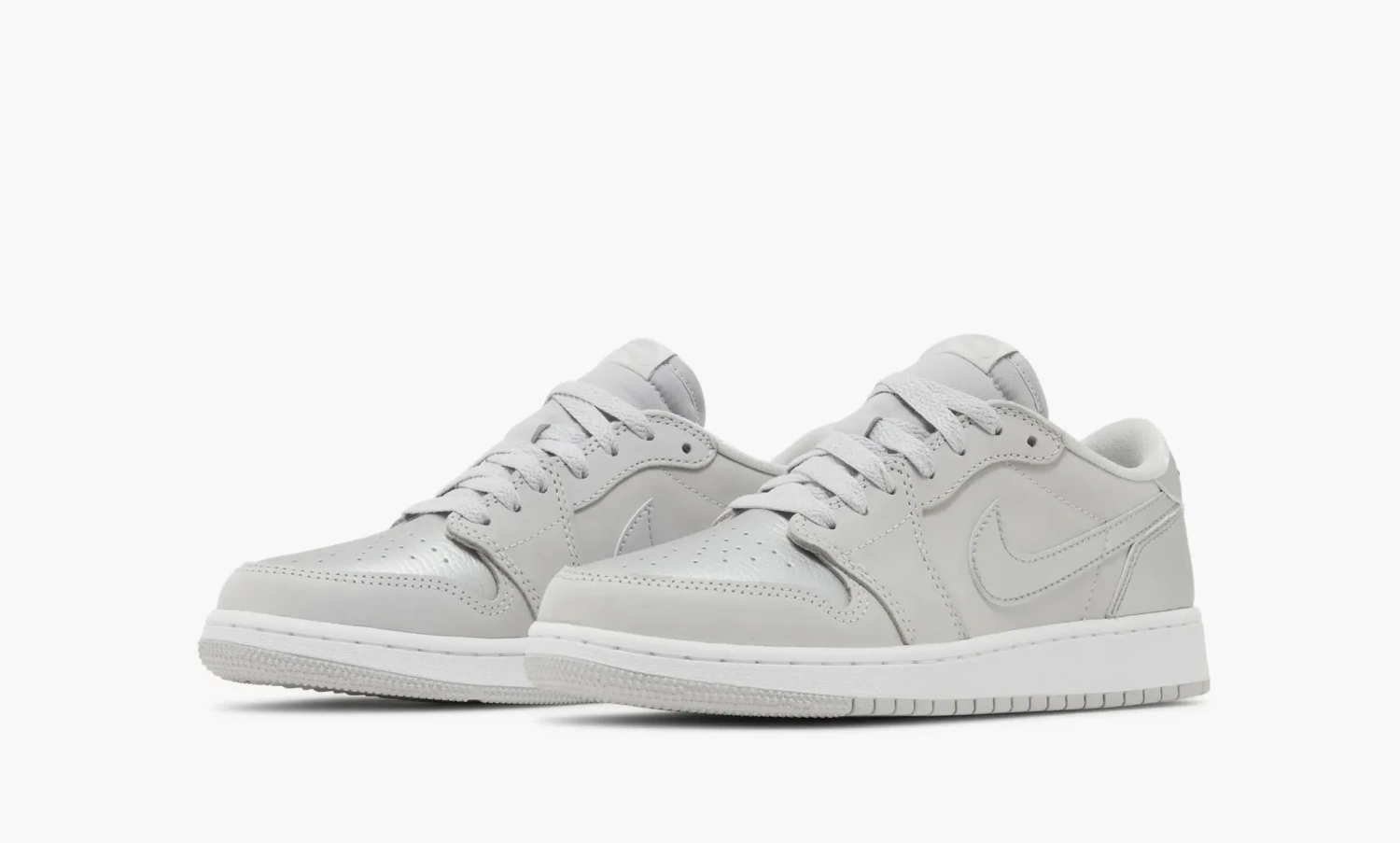 Air Jordan 1 Retro Low OG GS Metallic Silver 