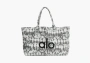 Alo Yoga Iconic Shopper Tote Bag Grey  Alo Yoga Iconic Shopper Tote Bag Grey