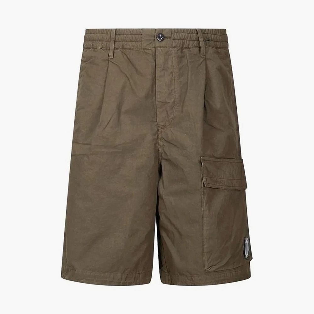 C.P. Company Micro-Reps Boxy Lens Shorts Khaki