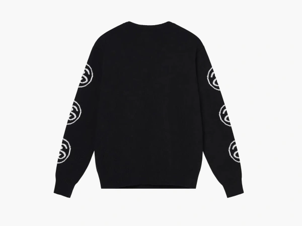 Stussy SS-Link Sweater  Black  Stussy SS-Link Sweater  Black