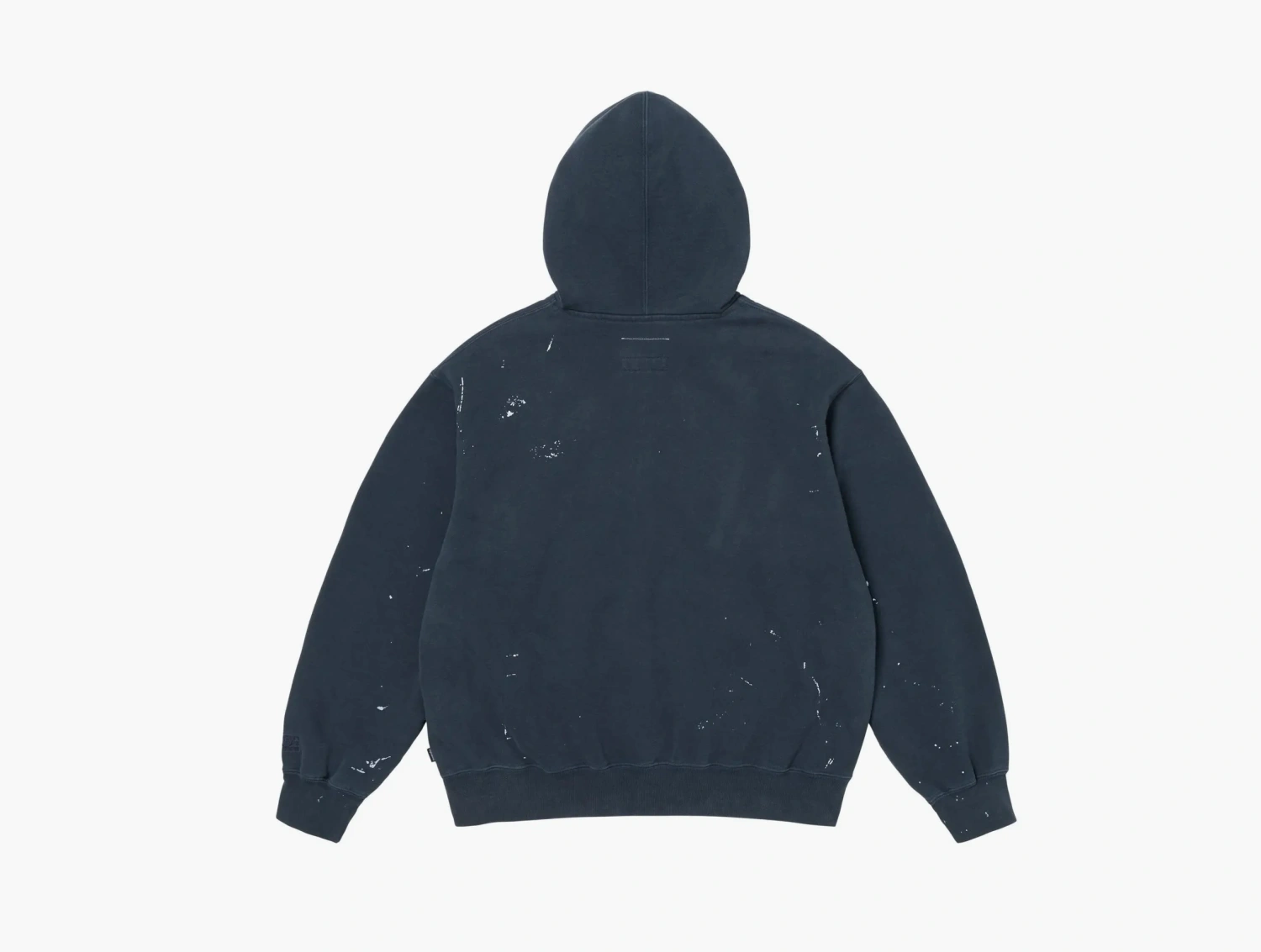 Supreme x MM6 Maison Margiela Box Zip Up Hooded Sweatshirt Navy 