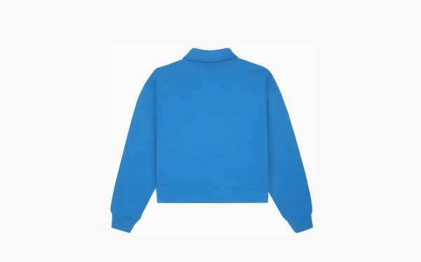 Sporty & Rich Embroidered Polo Royal Blue/White 