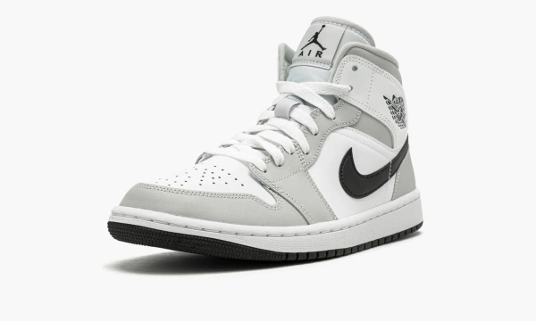 Air Jordan 1 Mid WMNS Light Smoke Grey 