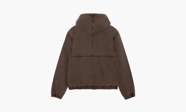 Stussy Zip Hoodie Brown  Stussy Zip Hoodie Brown