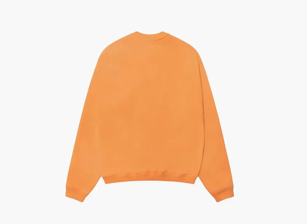 Stussy Stu Relaxed Crew Orange