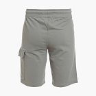 C.P. Company Light Fleece Lens Cargo Shorts Grey