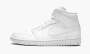 фото Air Jordan 1 Mid "Triple White" (Air Jordan 1)-554724 129