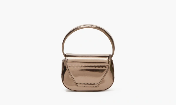 Diesel 1DR Iconic Mini Bag Mirrored Leather Bronze  Diesel 1DR Iconic Mini Bag Mirrored Leather Bronze