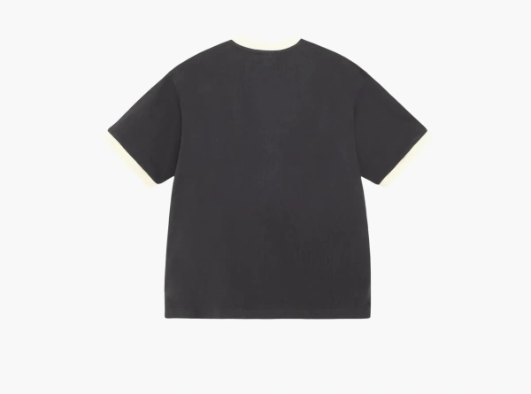 Stussy Sport Ringer Tee Black 