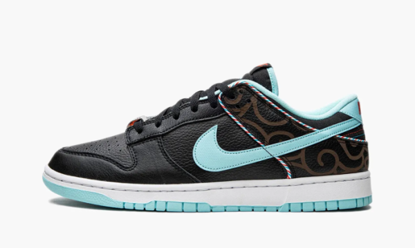 Nike Dunk Low SE Barber Shop Black 