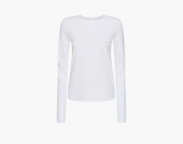 Alo Yoga Alosoft Finesse Long Sleeve White 