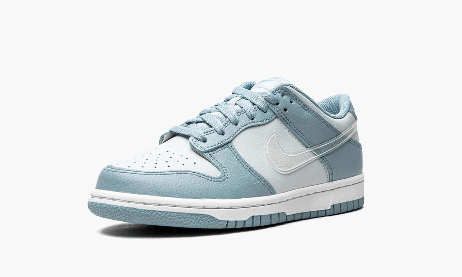 фото Nike Dunk Low GS "Clear Blue Swoosh" (Nike Dunk Low)-DH9765 401