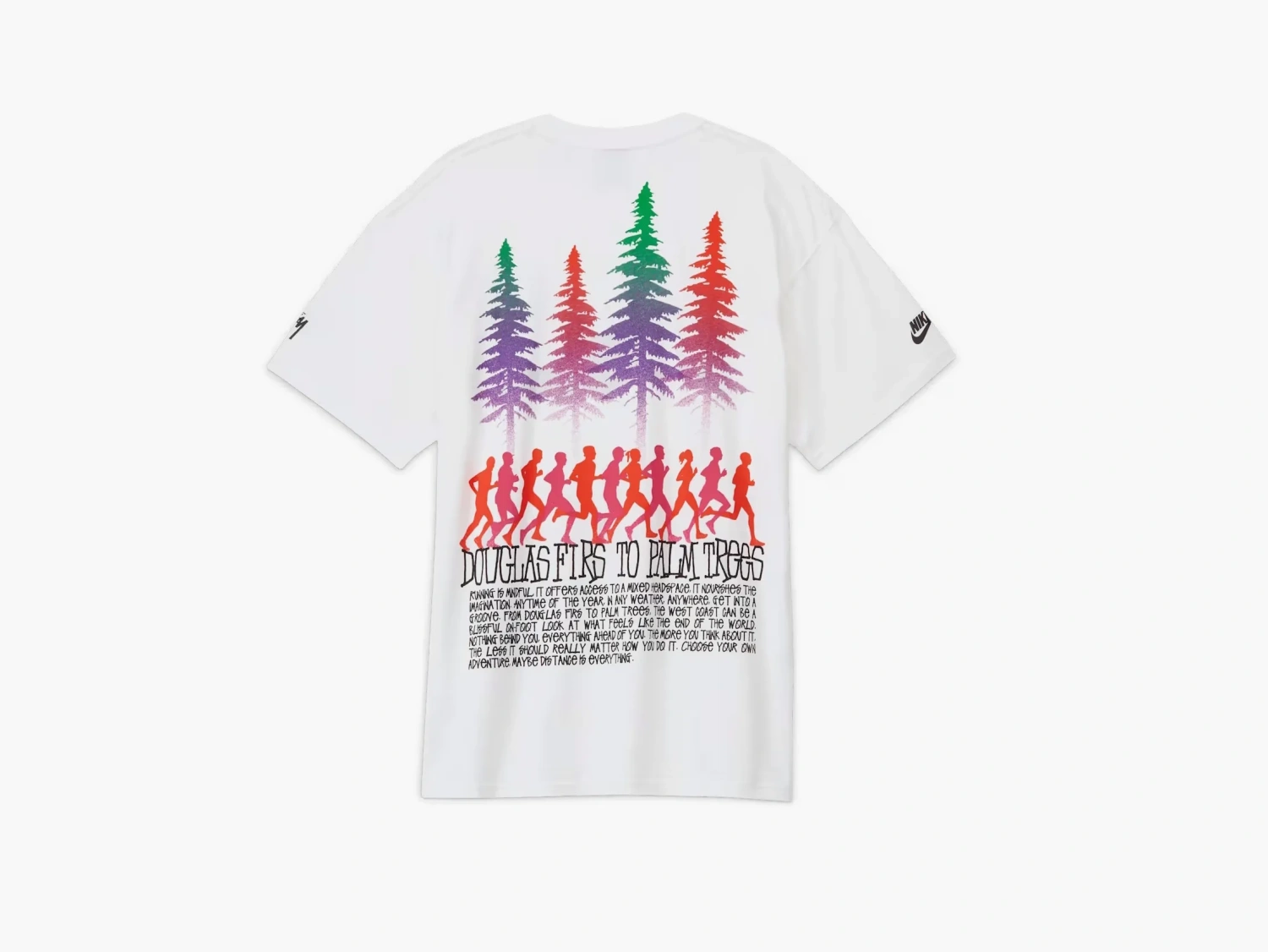 Nike x Stussy Douglas Firs To Palm Trees T-Shirt White 