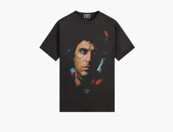 Kith For Scarface Tony Portrait Vintage Tee Black 
