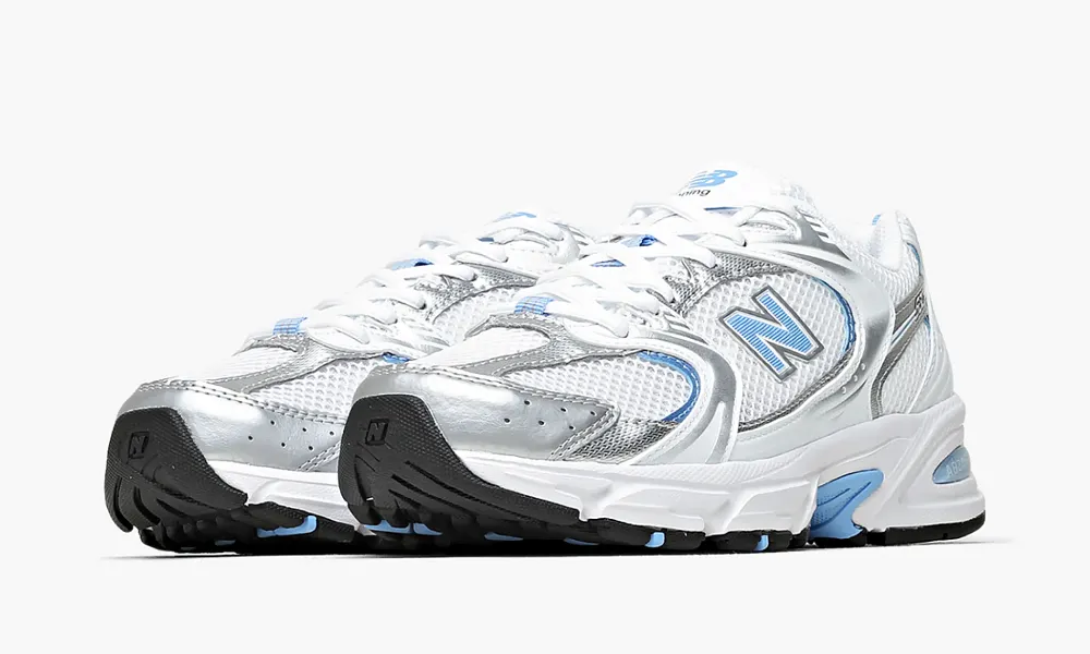 New Balance 530 White Carolina Blue