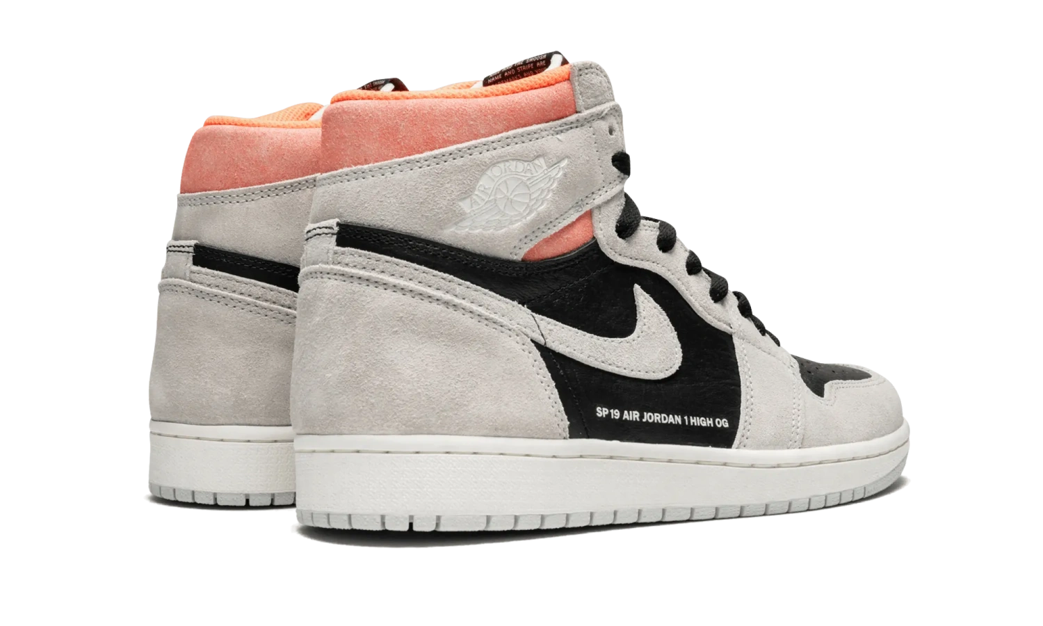 Air Jordan 1 High OG Neutral Grey / Hyper Crimson 