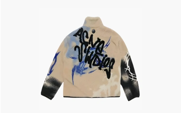 Acne Studios Jacquard Teddy Jacket Beige 