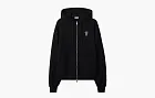 Burberry EKD Cotton Zip Hoodie  Black