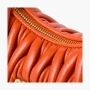 Miu Miu Wander Matelassé Nappa Leather Hobo Bag "Orange" 