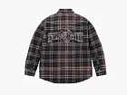 Supreme x True Religion Quilted Lined Plaid Flannel Shirt Black