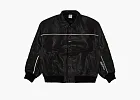 Supreme x Nike Leather Varsity Jacket Black