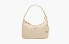Prada Re-Edition 2000 Re-Nylon Mini Bag Desert Beige