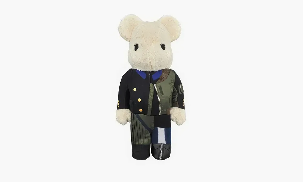 Bearbrick X Sacai Black Green