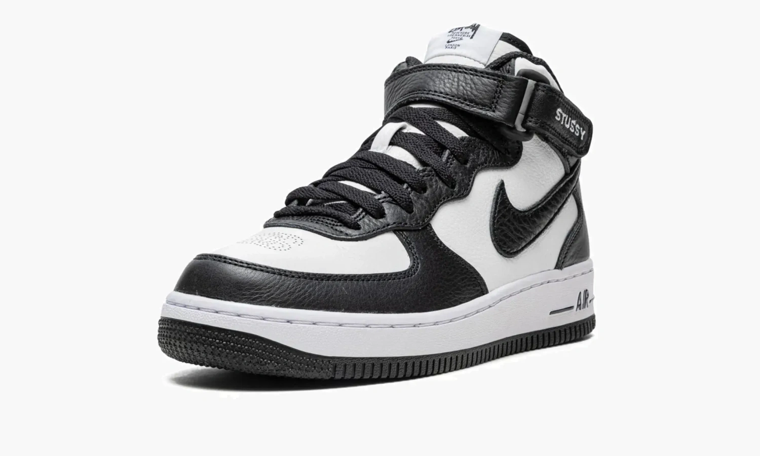Air Force 1 Mid Stussy - Light Bone Black 