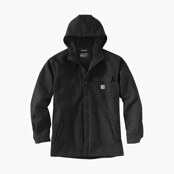 Carhartt 105022 Rain Defender Relaxed Fit Heavyweight Hooded Shirt Jac Relaxed Fit 