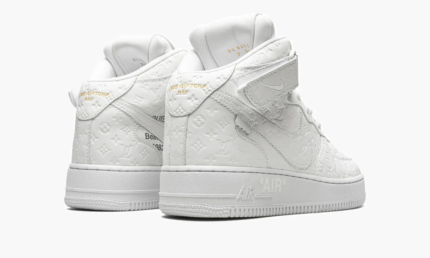 Louis Vuitton Air Force 1 Mid "Virgil Abloh - White/White" 