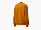 C.P. Company Diagonal Raised Fleece Crewneck Lens Sweatshirt Desert Sun - Orange