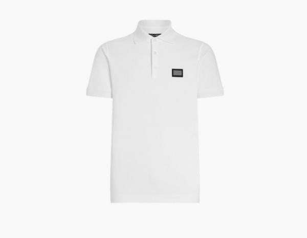 Dolce&Gabbana Cotton Polo-Shirt White 