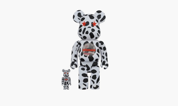 Bearbrick x Atmos Dalmatian 100% & 400% Set  Bearbrick x Atmos Dalmatian 100% & 400% Set