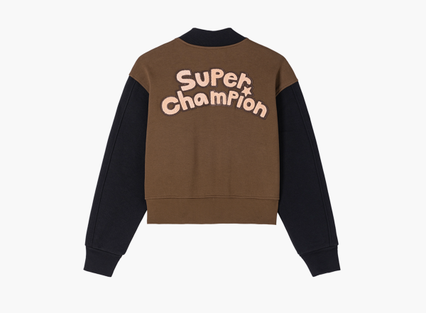Champion x Pop Mart Bomber Jacket Coffee Quilt 