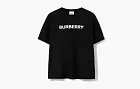Burberry Logo Cotton T-shirt Black