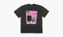 Travis Scott Cactus Jack X Fragment Pink Sunrise T-shirt Washed Black 