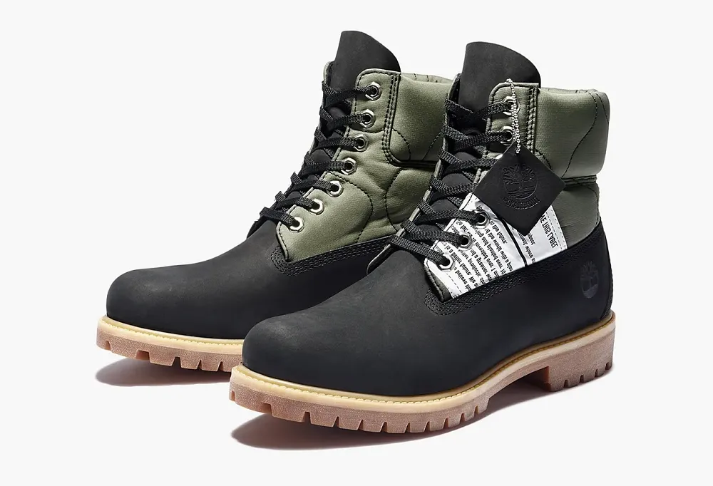 Timberland Tree Pack Premium 6 Inch Boots Black Nubuck