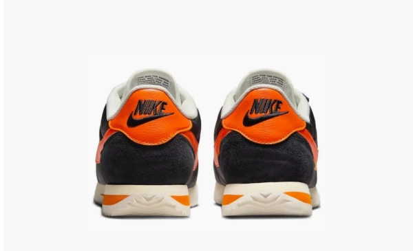 Nike Cortez TXT Black Safety Orange 
