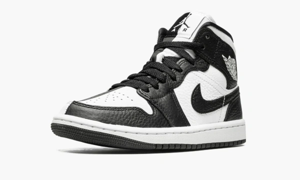 Air Jordan 1 Mid Split WMNS Black White 
