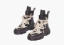 Rick Owens X Dr. Martens 1460 DMXL Megalace Leather Lace Up Boots Black / Lunar 