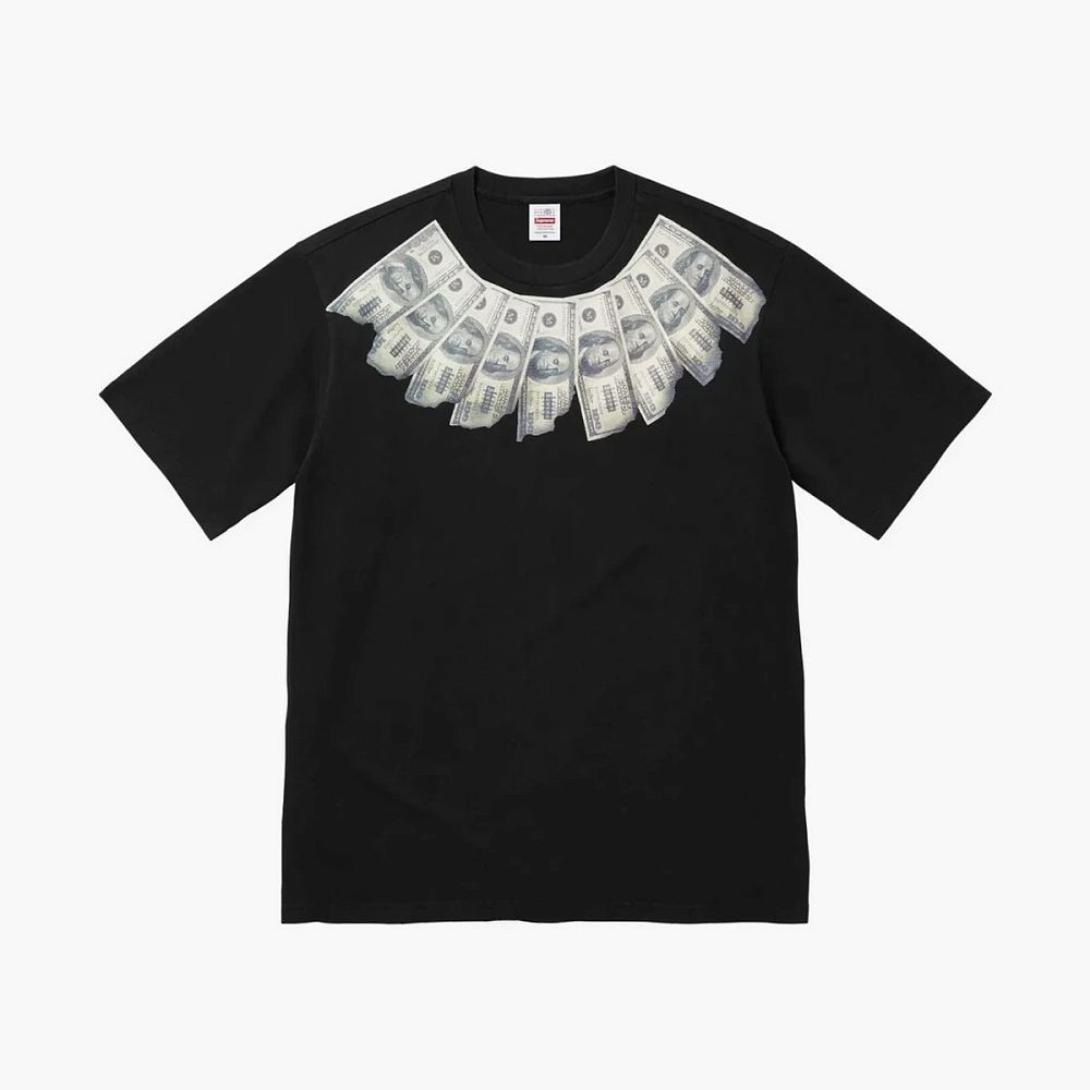 Supreme x MM6 Maison Margiela Money Short-Sleeve Top Black