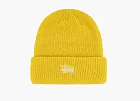 Stussy Basic Cuff Beanie Yellow