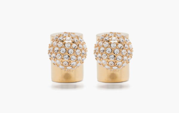 Jacquemus Perlina Earrings Gold/Crystal 