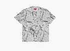 Supreme Newspaper Short-Sleeve Top White